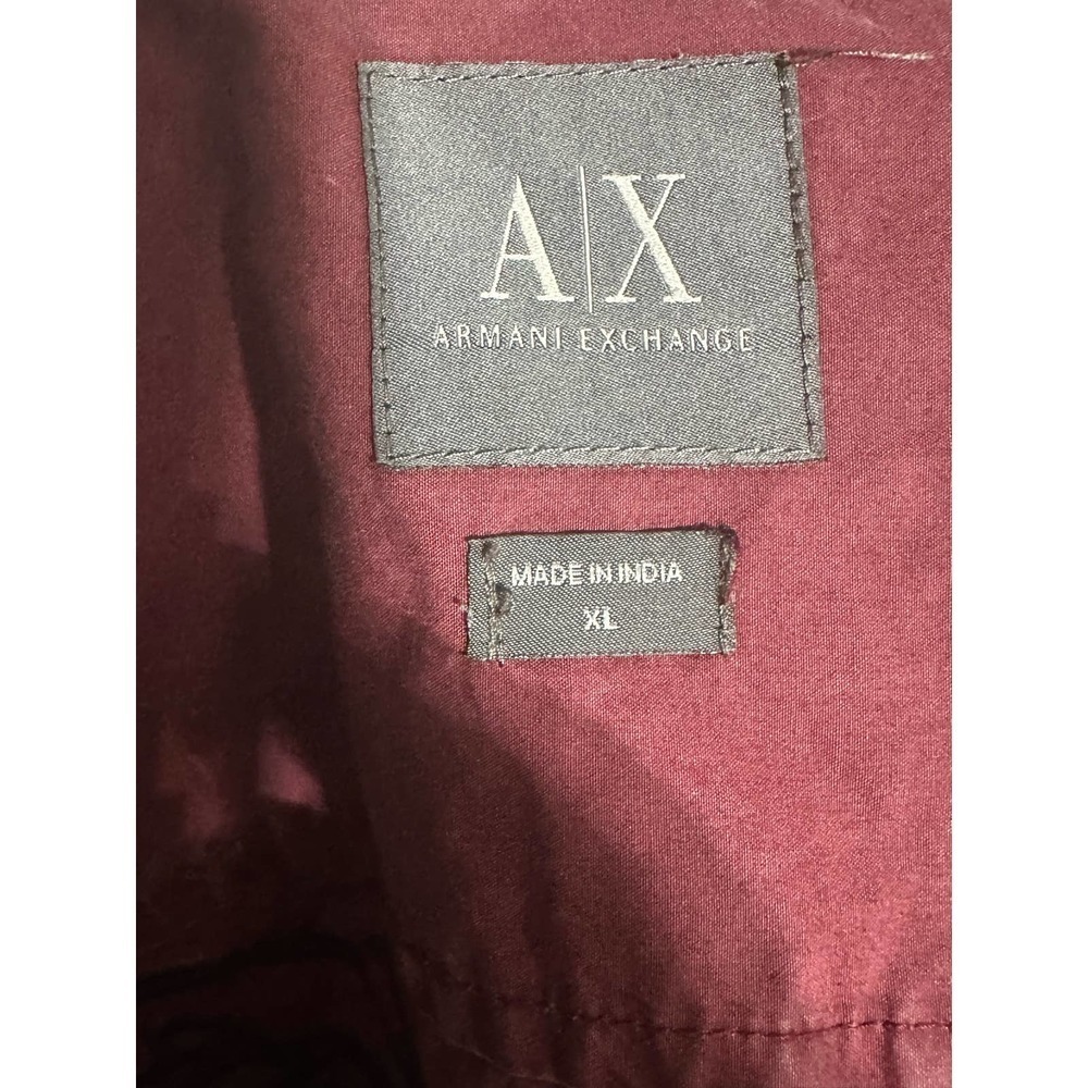 A|X ARMANI EXCHANGE Men's Regular Cotton Long Sleeve Button Down Shirt Size XL - Picture 3 of 3